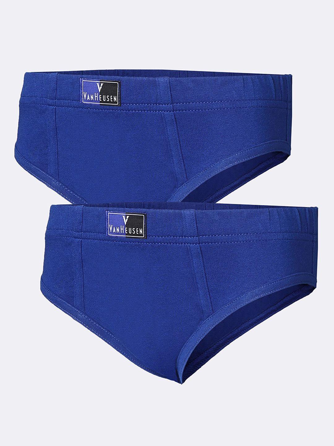 van heusen boys pack of 2 pure combed cotton anti-bacterial basic briefs