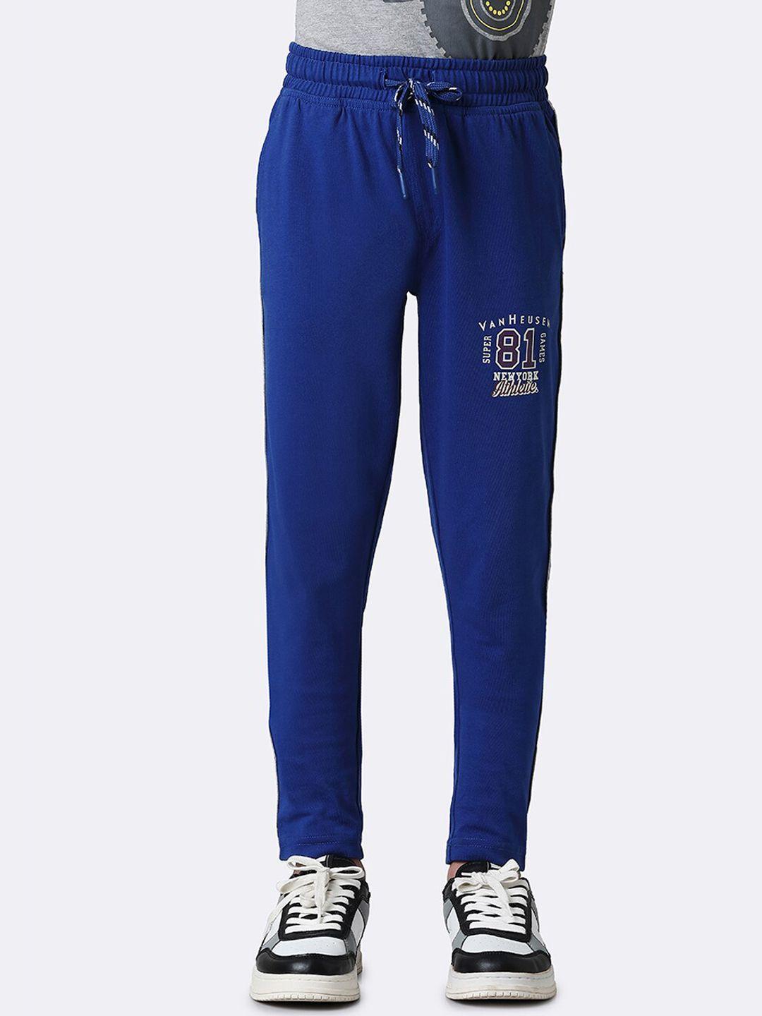 van heusen boys typography printed track pant