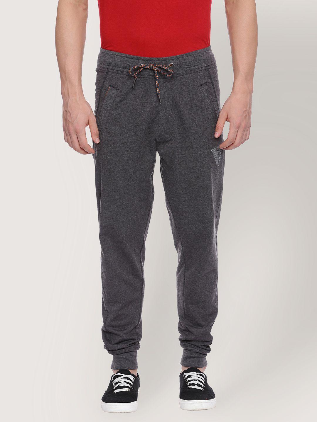 van heusen charcoal grey men track pants