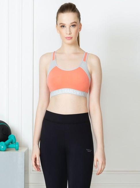 van heusen coral cotton sports bra