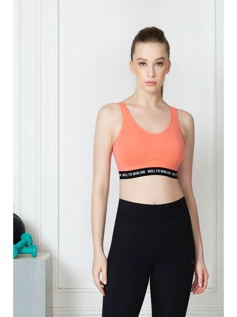 van heusen coral non wired non padded sports bra