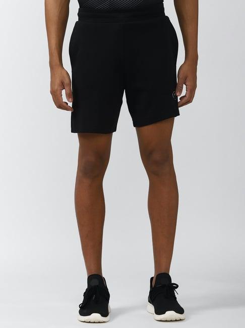 van heusen flex black  regular fit shorts