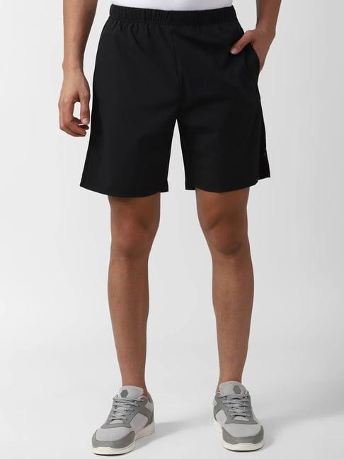 van heusen flex black regular fit shorts