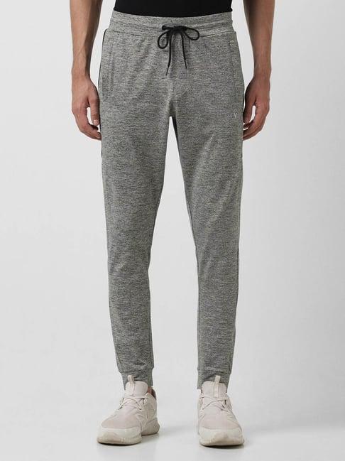 van heusen flex grey slim fit colour block joggers