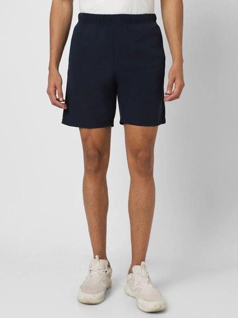 van heusen flex navy regular fit shorts