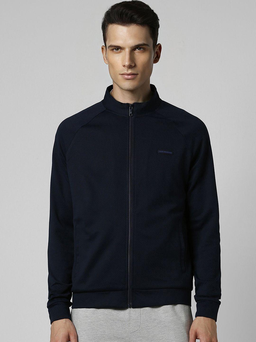 van heusen flex stand collar sporty jacket