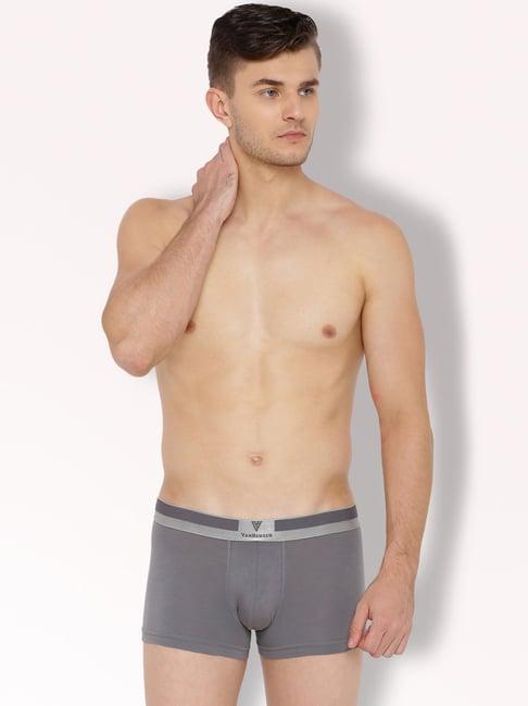 van heusen grey cotton trunk