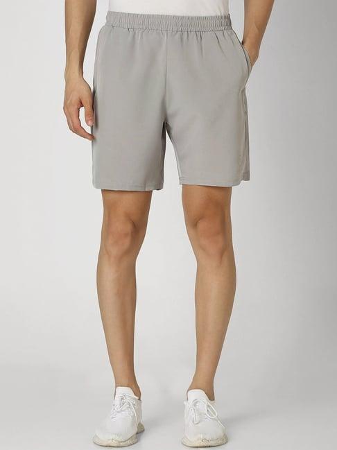 van heusen grey regular fit shorts