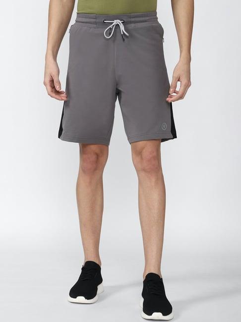 van heusen grey regular fit shorts