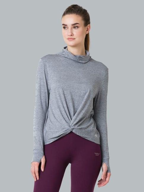 van heusen grey regular fit top