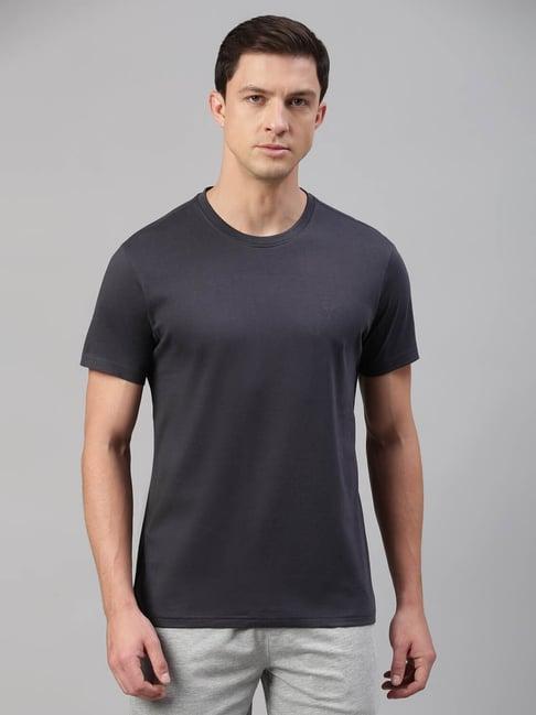 van heusen innerwear grey regular fit t-shirt