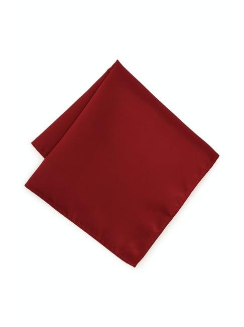 van heusen maroon pocket square