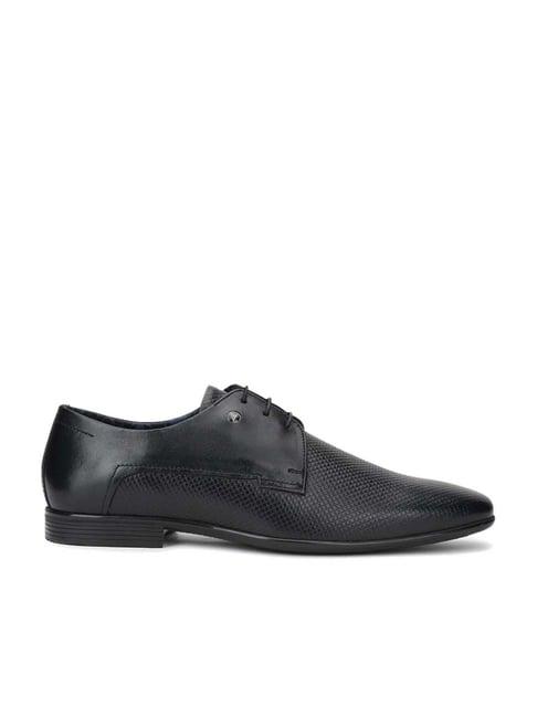 van heusen men's black derby shoes