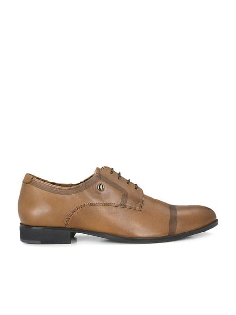van heusen men's brown derby shoes