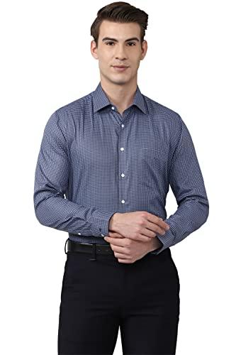 van heusen men's slim fit shirt (vhsfrslb304326_medium grey 39)