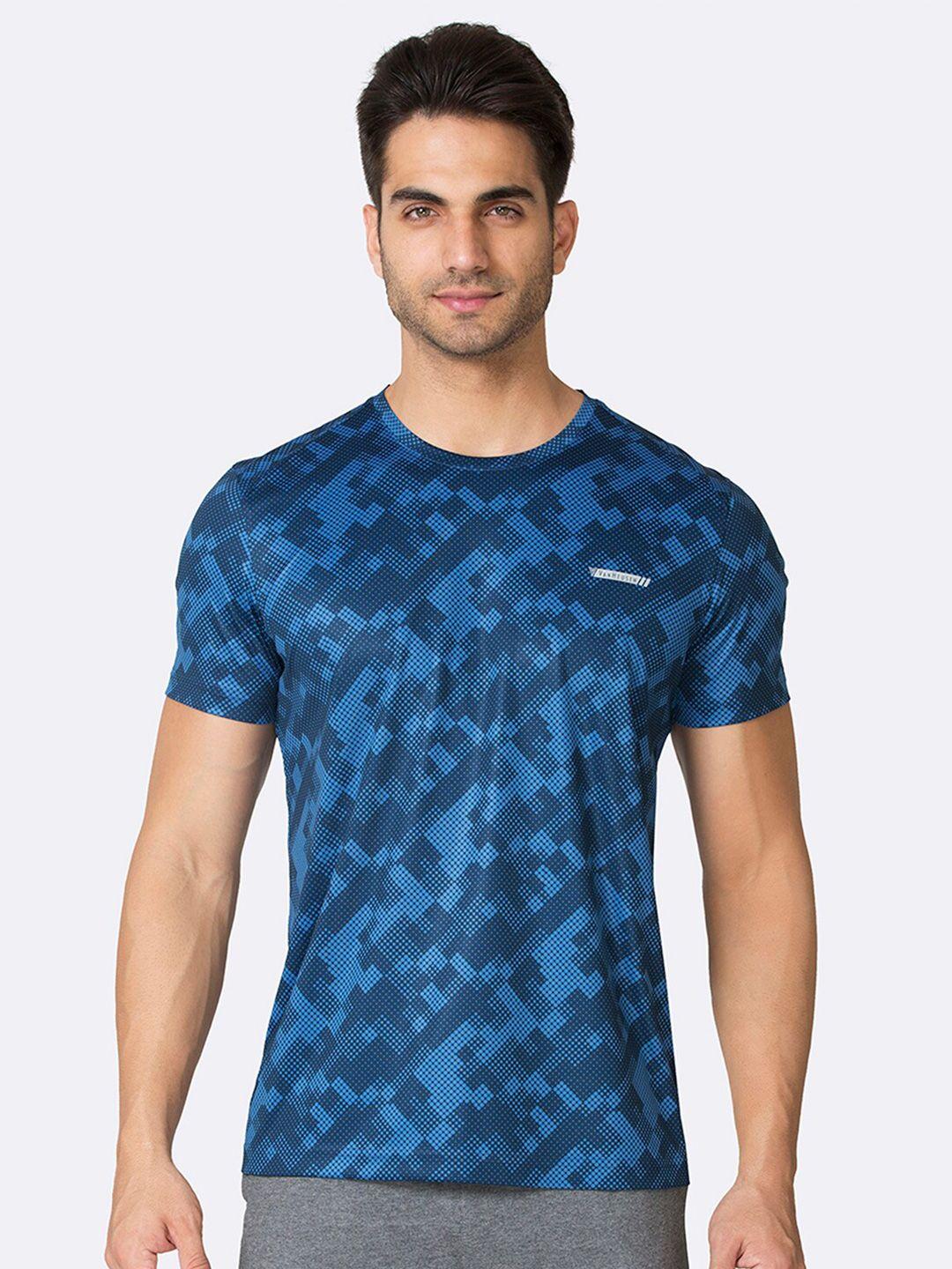 van heusen men abstract printed t-shirt