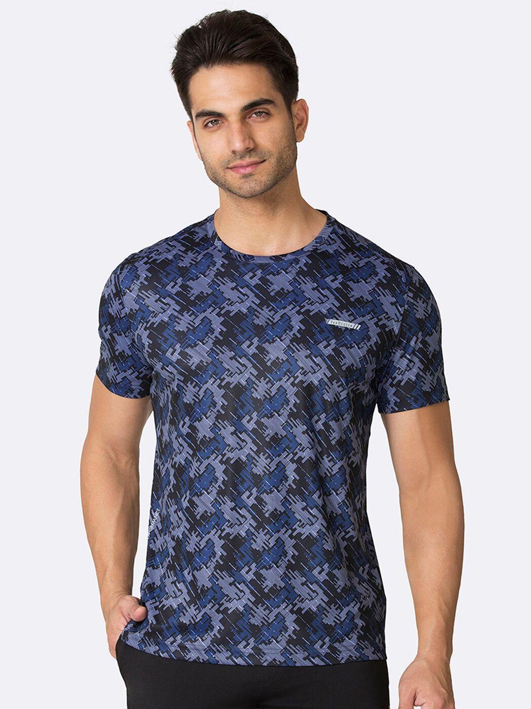 van heusen men abstract printed t-shirt