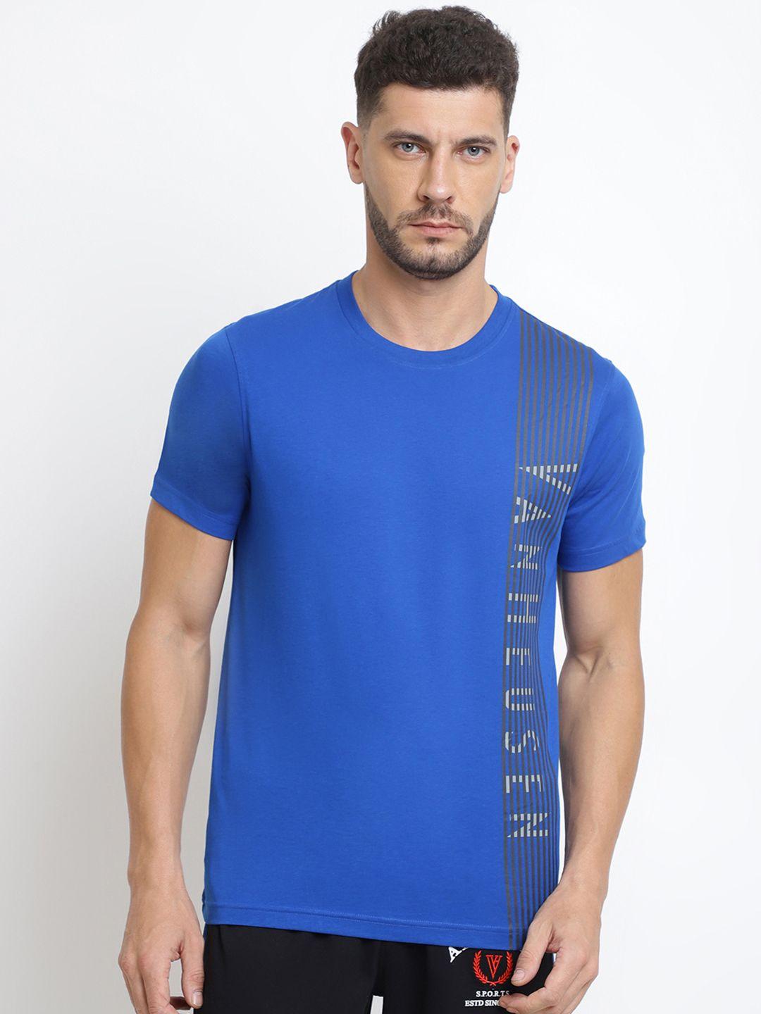 van heusen men brand logo printed t-shirt