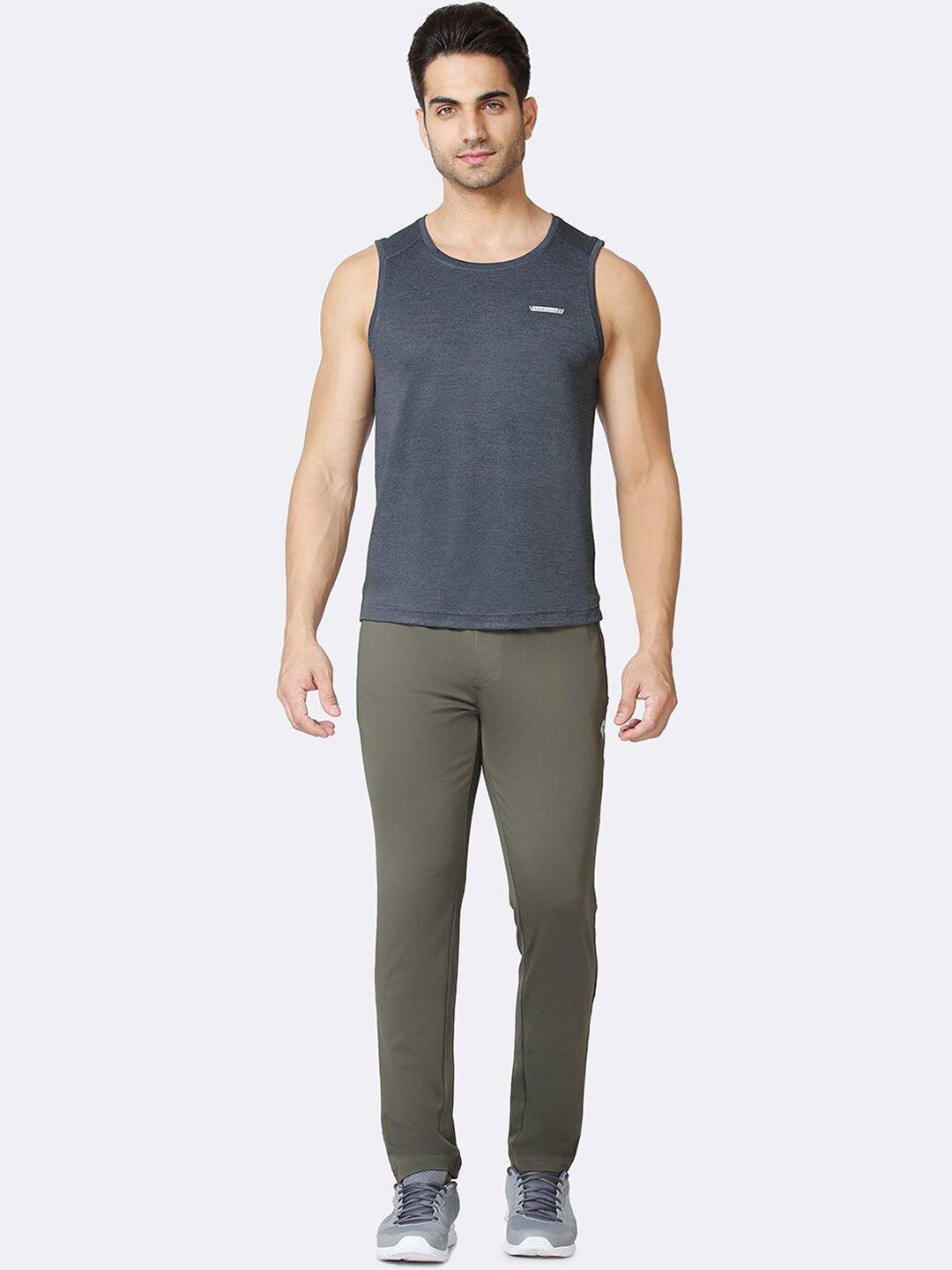 van heusen men mid-rise relaxed-fit track pants