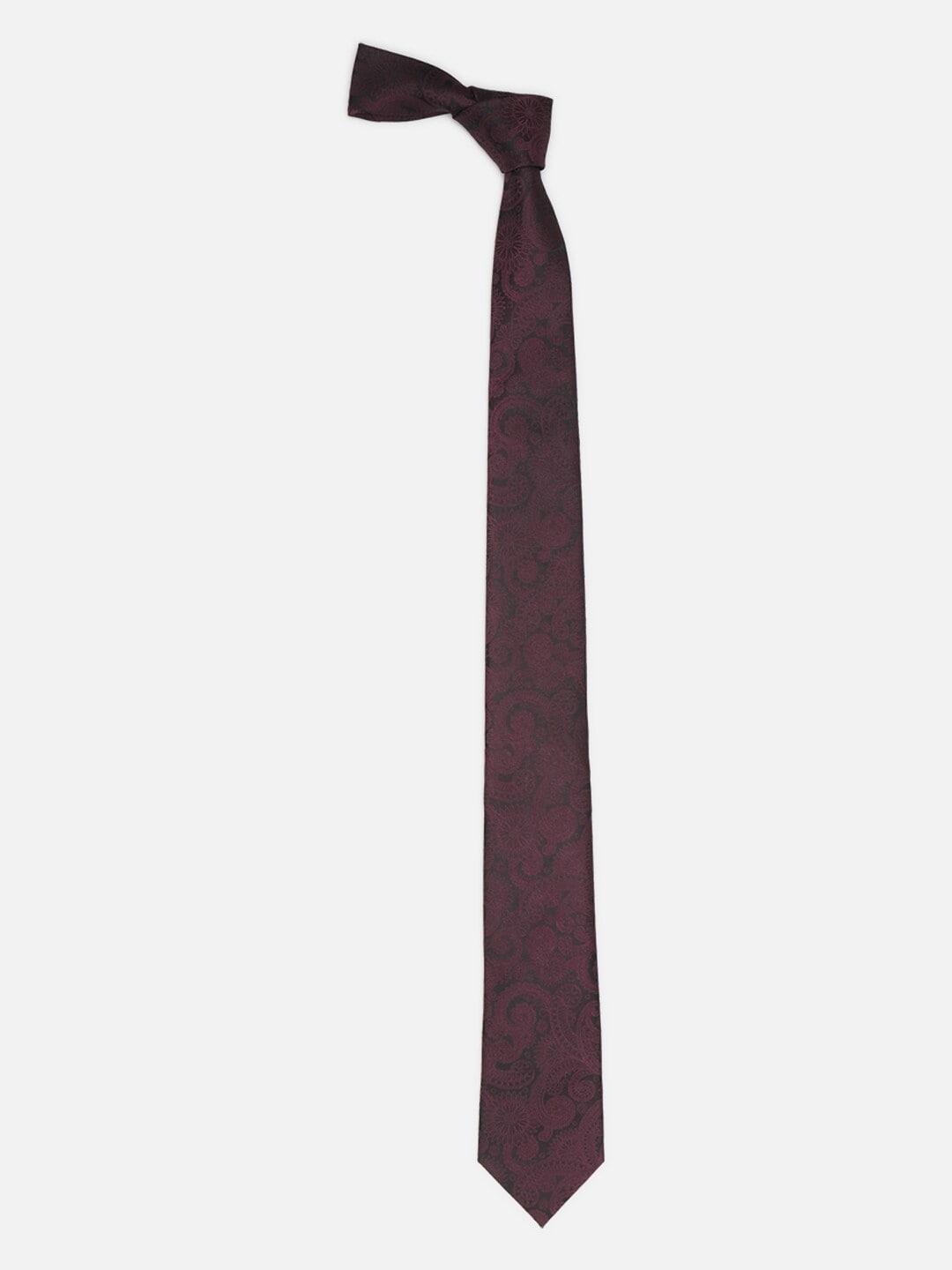van heusen men printed formal skinny tie
