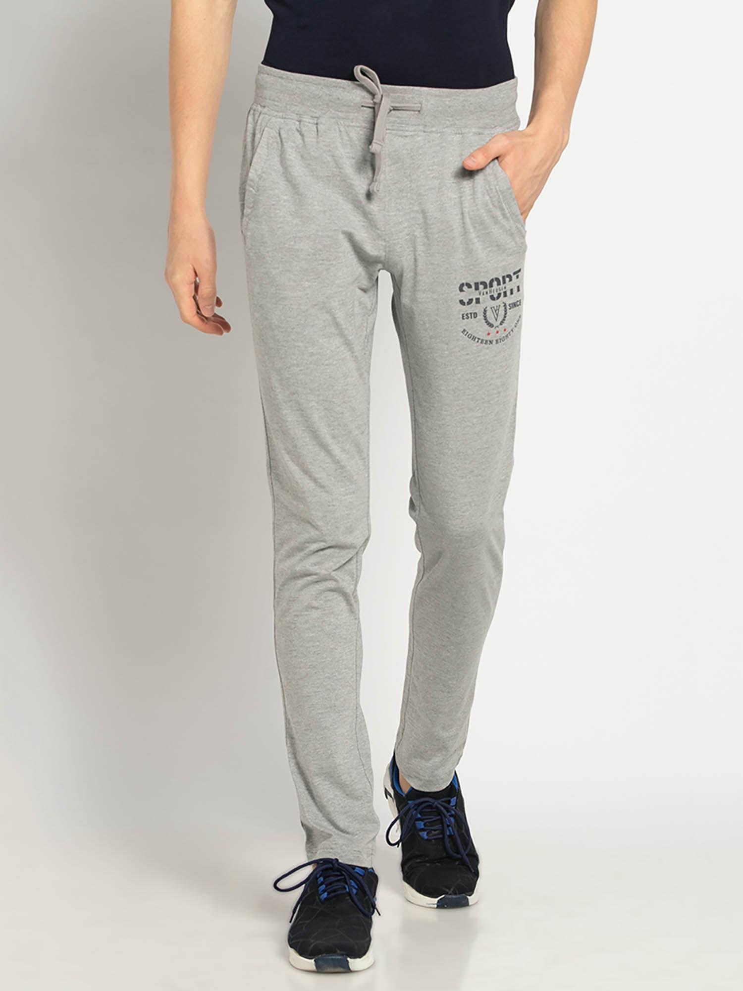 van heusen men smart tech track pants - grey