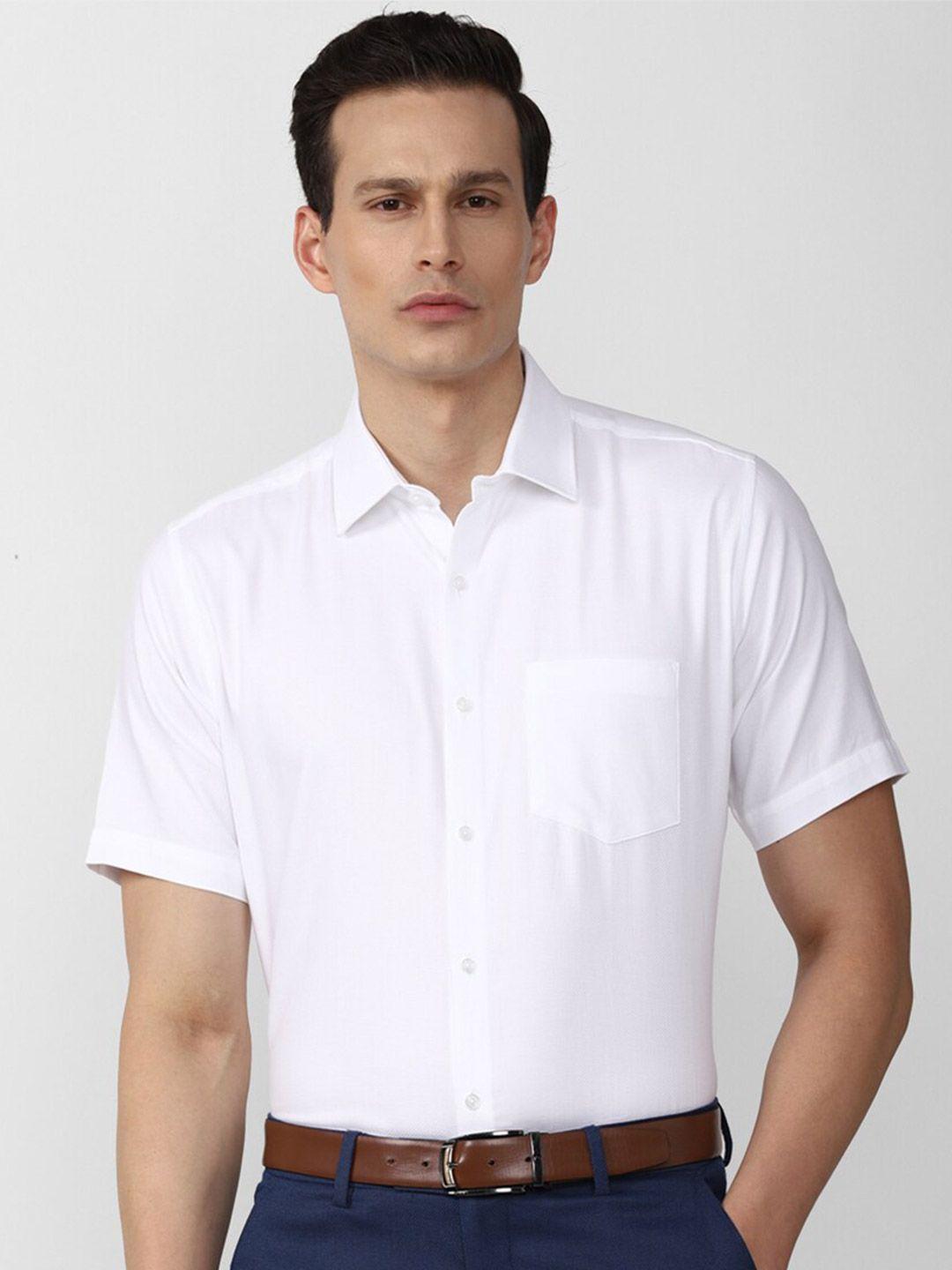 van heusen men white casual shirt