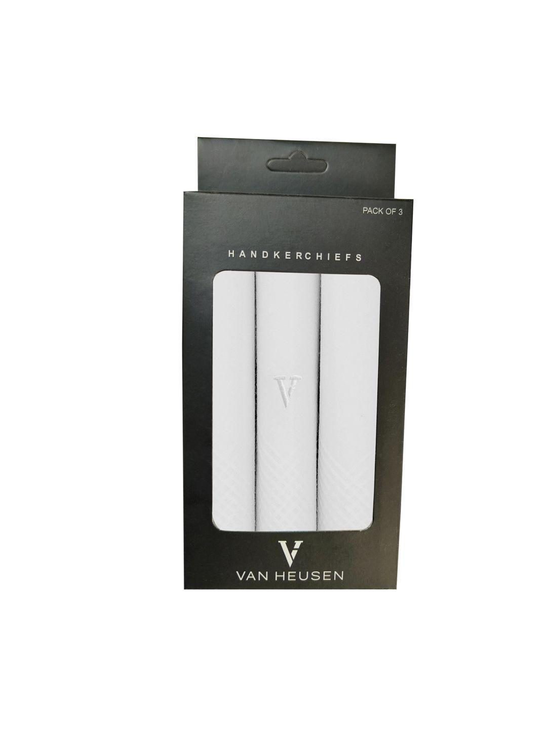 van heusen men white pack of 3 accessory gift set