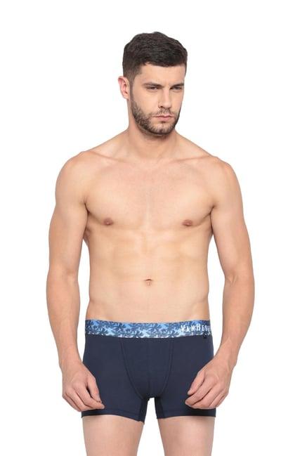 van heusen navy mid rise regular fit trunks