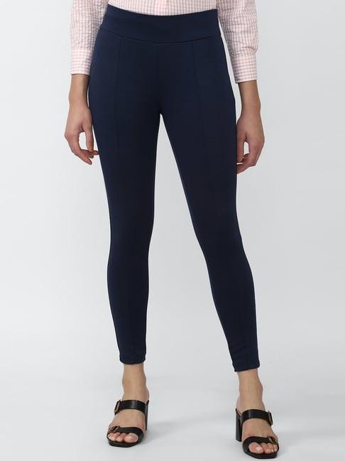 van heusen navy mid rise tights