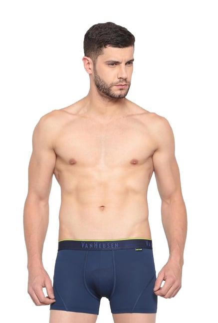 van heusen navy mid rise trunks