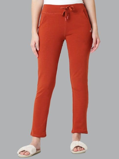 van heusen orange cotton lounge pants