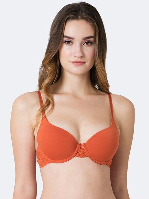 van heusen orange cotton t-shirt bra