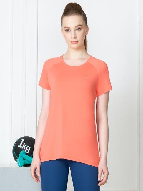 van heusen orange t-shirt