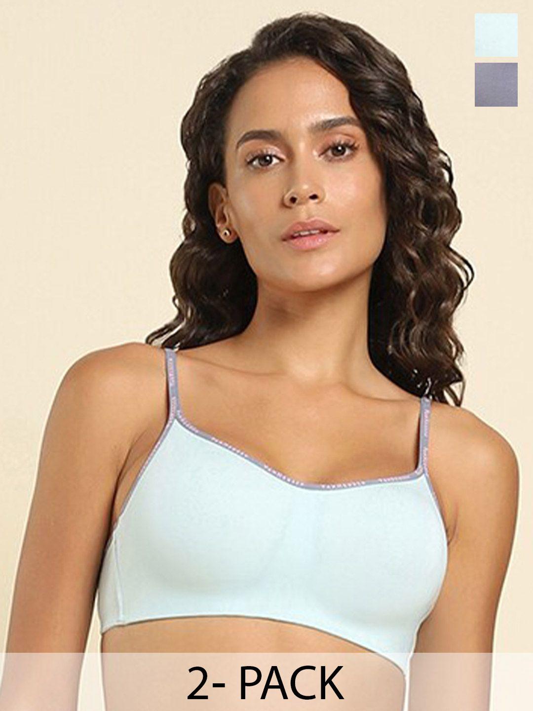 van heusen pack of 2 full coverage cotton bra all day comfort