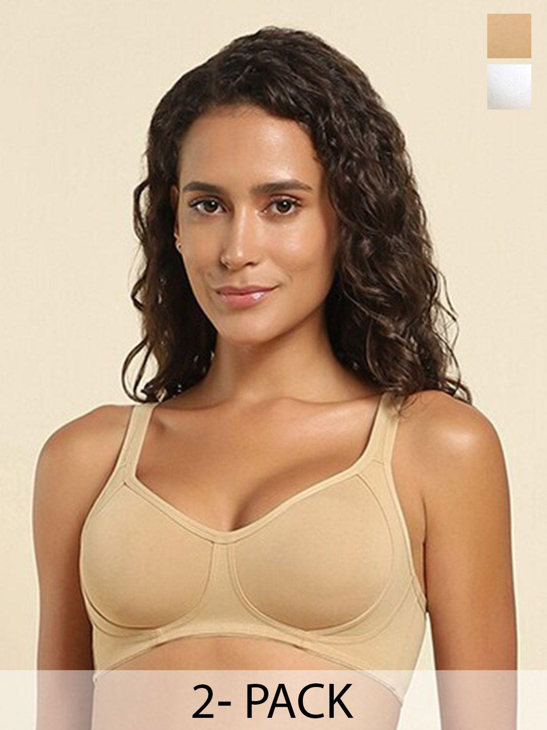 van heusen pack of 2 full coverage cotton bra all day comfort