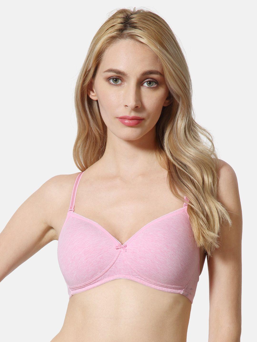 van heusen pink antibacterial non-wired lightly padded everyday bra ilibr1cssww3111002