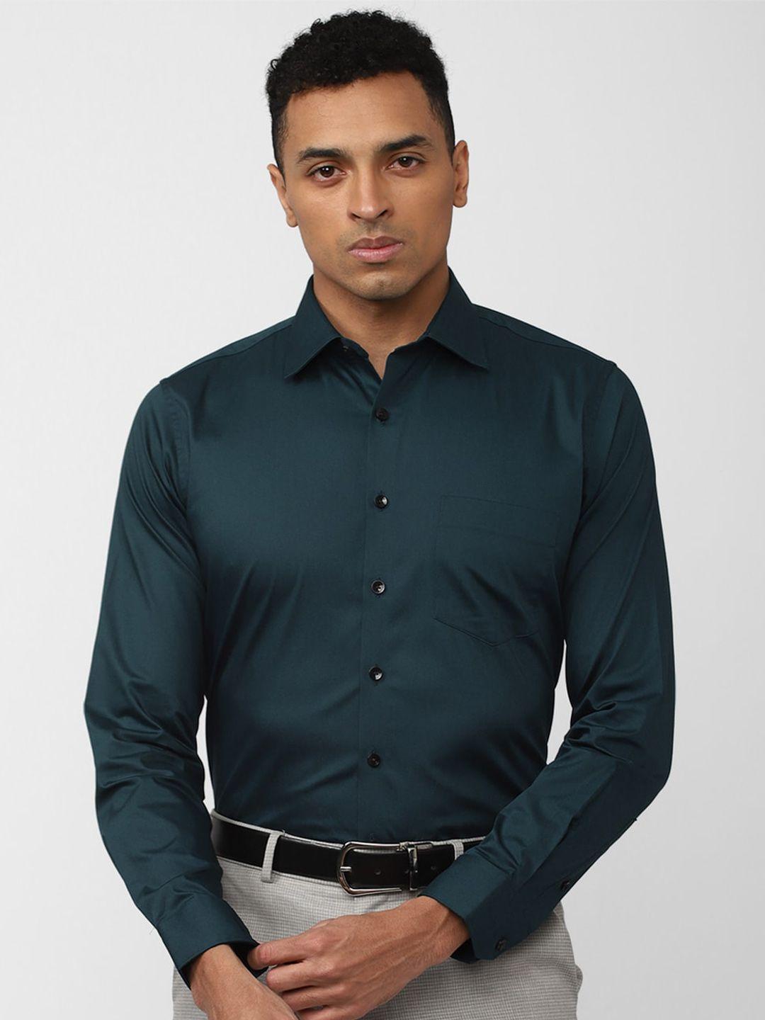 van heusen plus size spread collar slim fit formal shirt