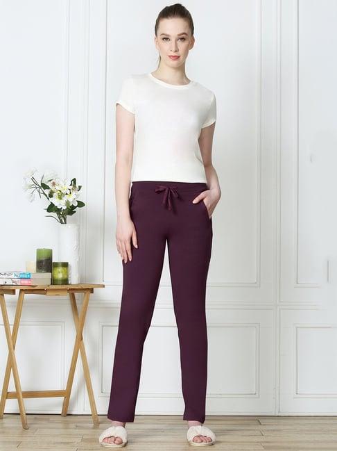 van heusen purple full length lounge pants