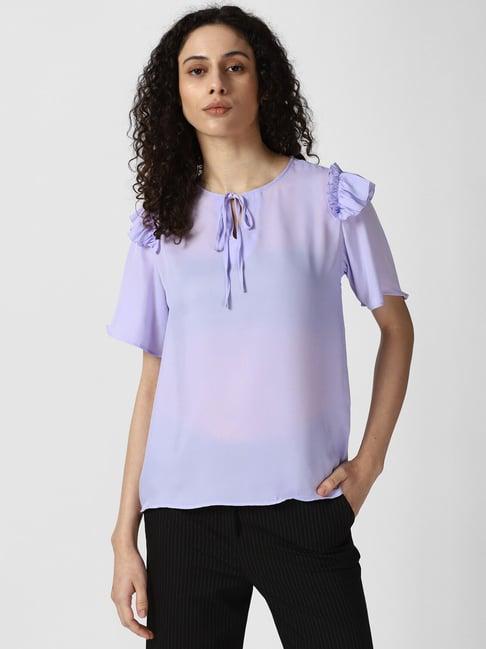 van heusen purple regular fit top