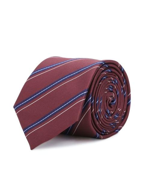 van heusen purple striped tie