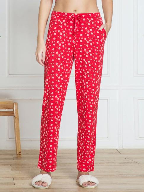 van heusen red printed pyjamas