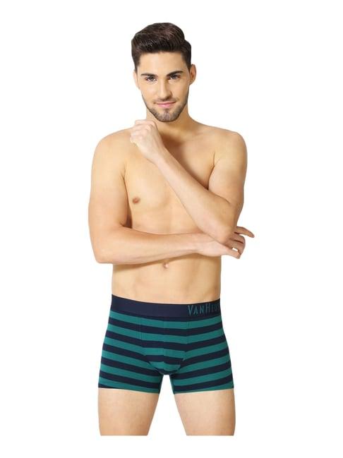 van heusen regular fit colour fresh ultra soft striped trunks - cys-04