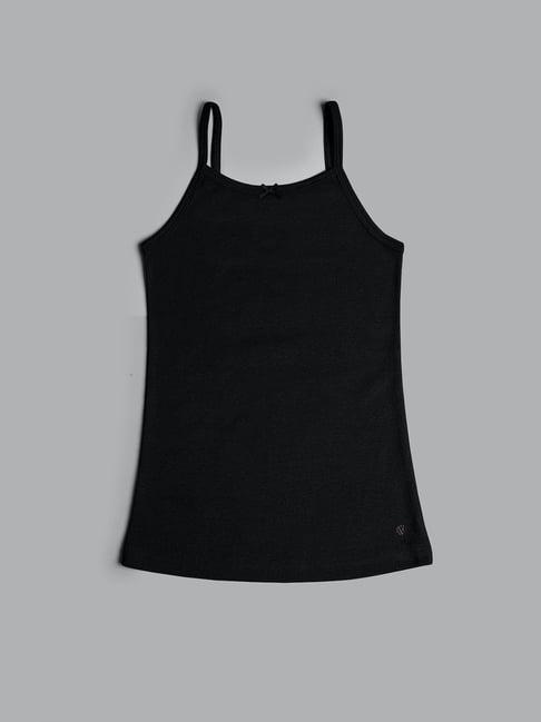 van heusen relaxed fit round neck ultra soft camisole - black