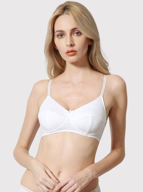 van heusen slim fit anti bacterial non padded solid magic fit bra - white