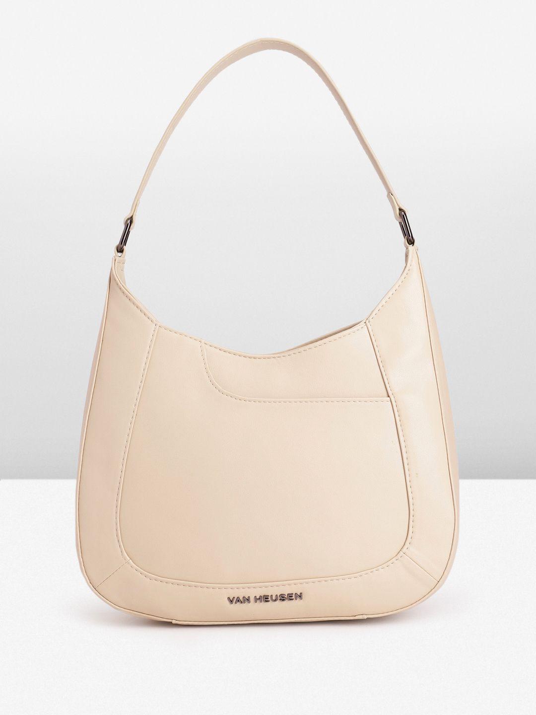 van heusen solid hobo bag