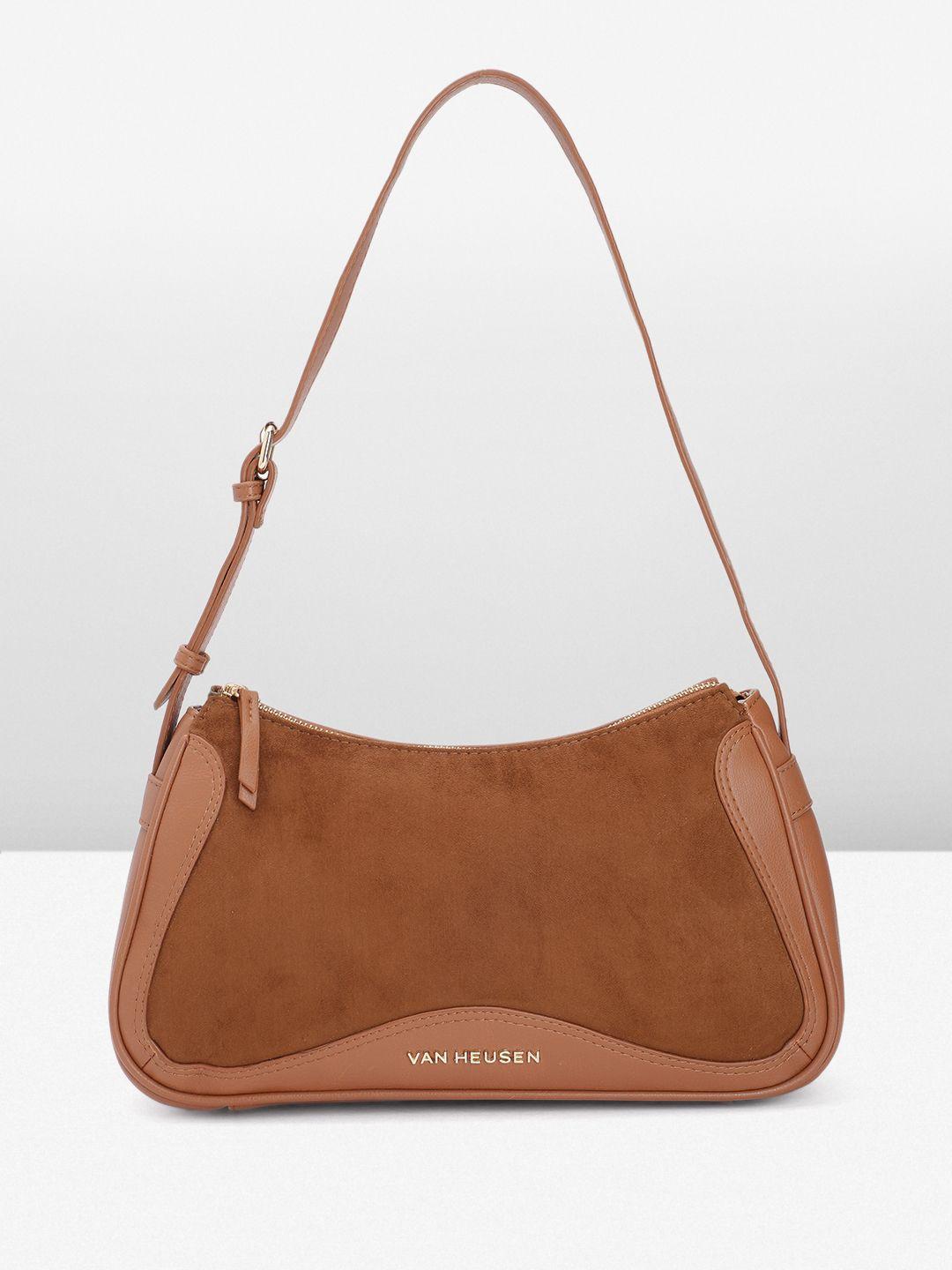 van heusen solid hobo bag