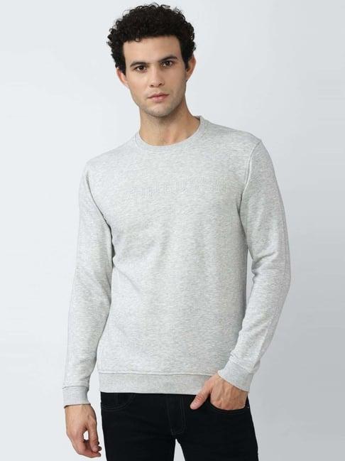 van heusen sport grey  regular fit sweatshirt