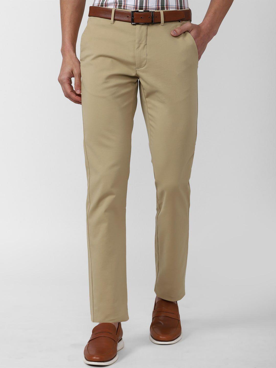 van heusen sport men slim fit cotton trousers