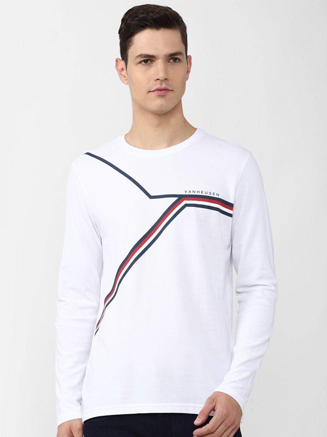 van heusen sport men white t-shirt