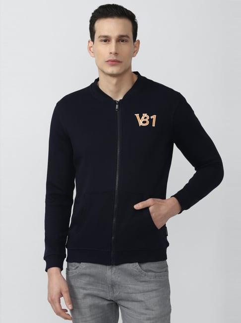 van heusen sport navy regular fit sweatshirt